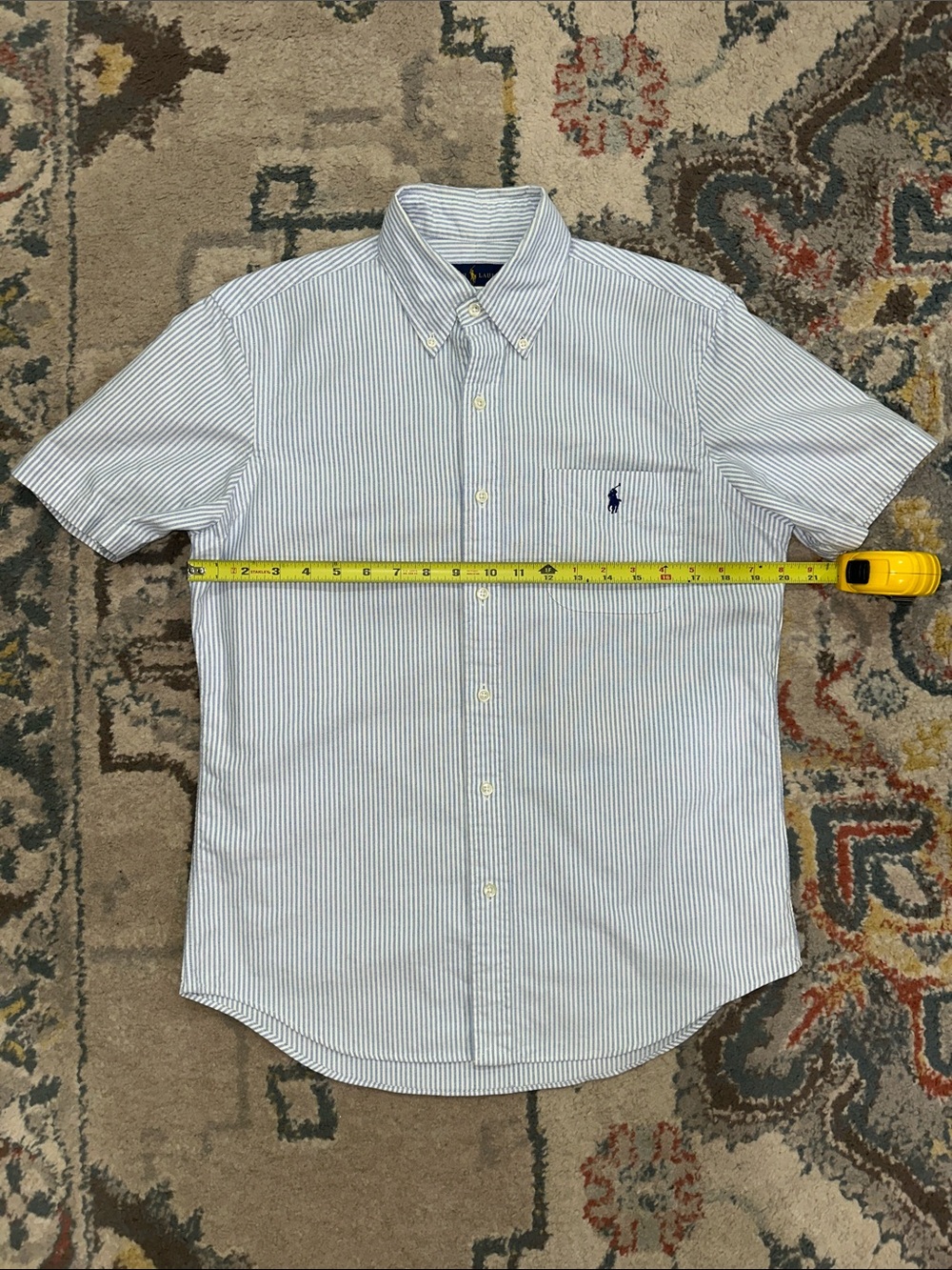 Men’s Polo Ralph Lauren Striped Short-Sleeve Button-Down Shirt